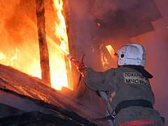 Волгоградец сгорел при пожаре в многоэтажке