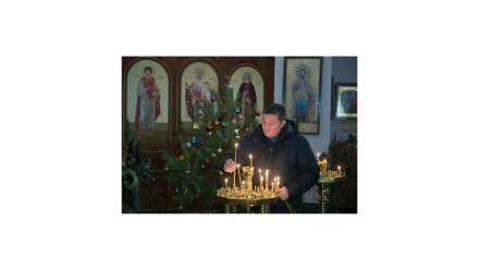 Андрей Бочаров поздравил митрополита  Феодора с Рождеством Христовым.