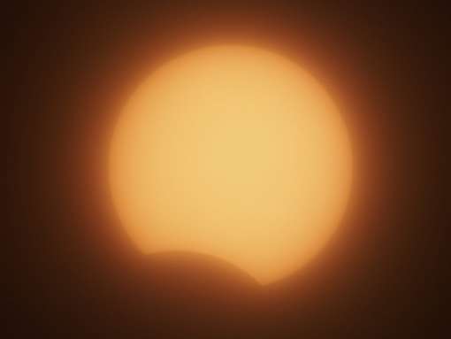 Волгоградские астрономы показали, как выглядит солнечное затмение