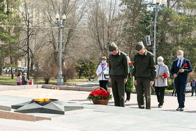В Волгоградской области  на  траурной церемонии почтили память узников фашистских концлагерей.