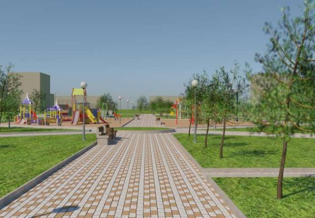 В Волгограде продолжили благоустройство парка  «50 лет Октября» в Кировском районе
