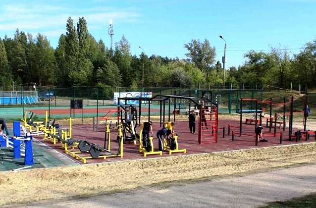 В Волгоградской области построены две спортплощадки