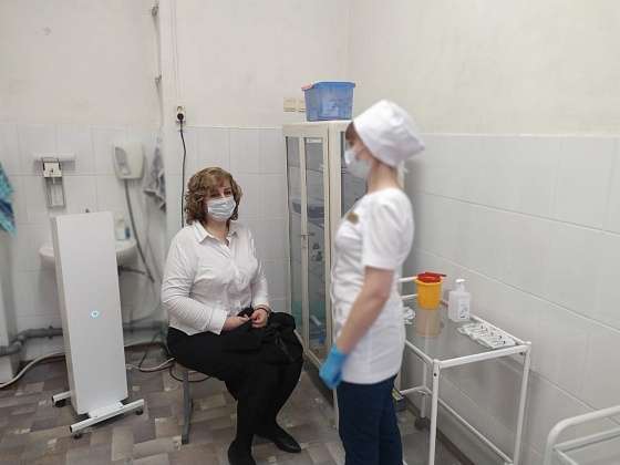 В Волгоградской области работники образовательных организаций прошли вакцинацию от гриппа