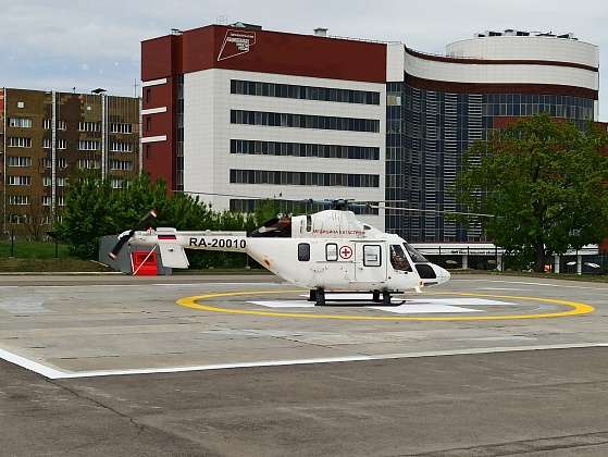 В Волгоградской области  с   начала 2022 года санитарный вертолет совершил 155 вылетов