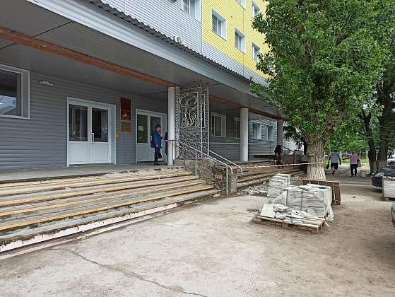 Масштабный ремонт поликлиники Михайловской ЦРБ выполнен на 95%