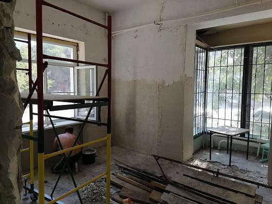 В Волгоградской области стартовал  капитальный ремонт в детской поликлинике Калачевской  ЦРБ