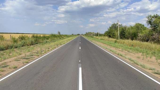 В Волгоградской области продолжается обновление дорог в рамках нацпроекта