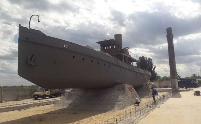 В Волгограде   приступили к восстановлению корпуса парохода- памятника «Гаситель»