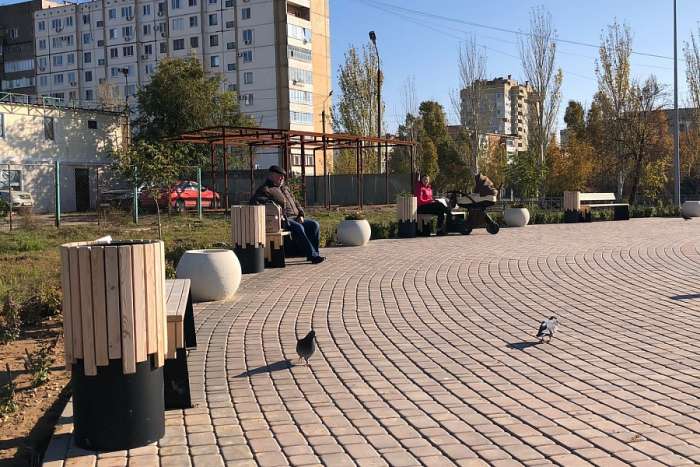 75 общественных и внутридворовых территорий благоустроили в Волгоградской области