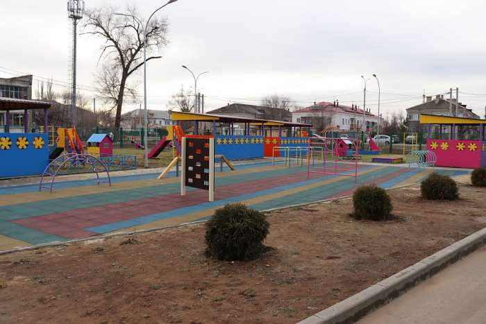 В Волгоградской области открыли новый детский сад с бассейном