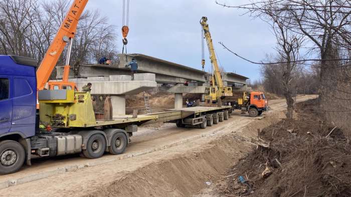 В Волгоградской области приступили к строительству моста через ерик Яровой