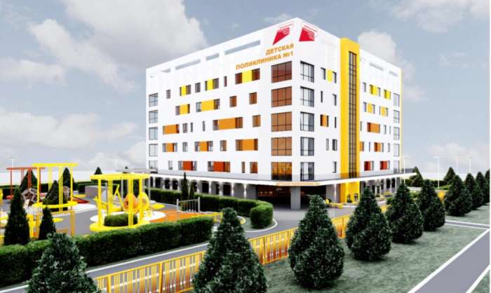 В Волжском построят шестиэтажную детскую поликлинику площадью более 9,2 тыс. кв. м