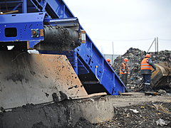 В Котовском районе началось строительство первой мусороперегрузо
