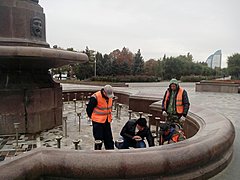 Волгоградские фонтаны готовятся к "зимней спячке"