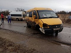 В Волгограде пьяный водитель Daewoo Nexia протаранил маршрутное