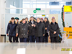 Виталий Мутко осмотрел аэропорт Волгограда