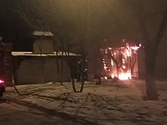 пожар кафе Кировский