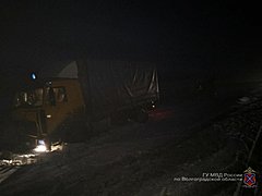 На трассе под Волгоградом в тройном ДТП погиб водитель автобуса