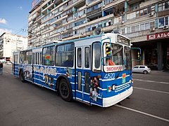 Музыкальный "Синий троллейбус" вновь выходит на улицы Волгограда