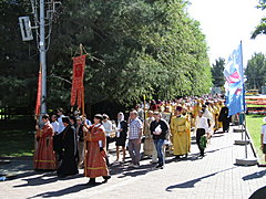 В день святого Александра Невского в Волгограде прошли крестным