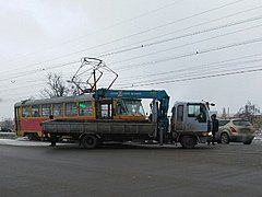 ДТП трамвай Красноармейский