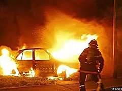 пожар автомобиль Волжский