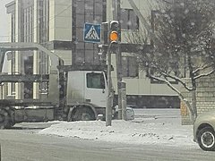 В Волгограде автовоз врезался в столб