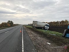 На трассе "Москва-Волгоград водитель трактора разбился насмерть