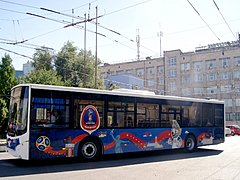 В Волгограде на маршрут №59 вышли десять автобусов большой вмест