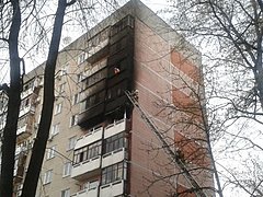 В высотке на севере Волгограда сгорел престарелый мужчина