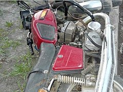 Под Волгоградом водитель «Лады» протаранил мотоцикл с прицепом