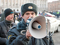 В Волгограде студент, ударивший полицейского во время стихийного