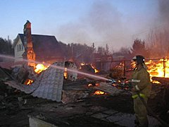 На даче в пригороде Волжского сгорел мужчина