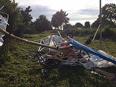 В Волгограде разбился легкомоторный самолет: пилот погиб