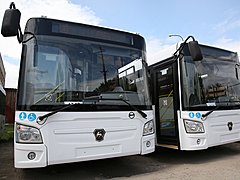 20 новых автобусов средней вместимости марки ЛиАЗ вышли на муниц