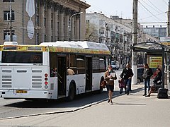 Автобусный маршрут №55 связал Красноармейский район и микрорайон