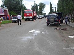 Под Волгоградом под колесами иномарки погиб пожилой велосипедист