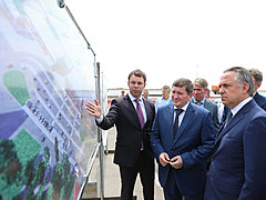 В Волгограде вице-премьер Виталий Мутко проверил основные объект