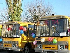 Волгоградской области передадут 70 школьных автобусов и 25 «неот