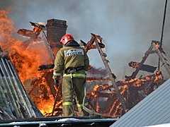На пожаре под Волгоградом погиб 31-летний мужчина