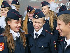 В Волгограде 550 школьников посвятили в кадеты