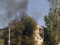 В Дзержинском районе Волгограда загорелась пятиэтажка: эвакуиров