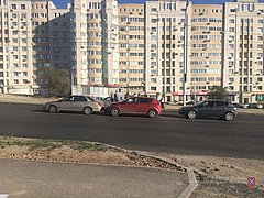 В Волгограде в ДТП с тремя иномарками пострадала  пенсионерка