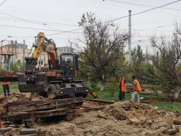 В Волгограде  продолжается реконструкция  линии СТ на кольце ВГТЗ