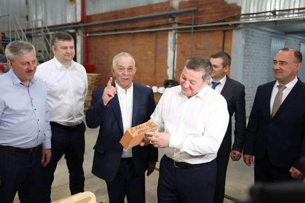 В волгоградском регионе запустили новое  производство керамического кирпича