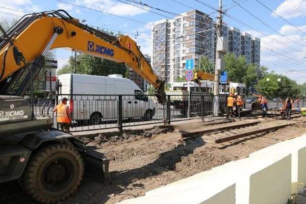 В Волгограде  демонтировали  порядка 1,5 км старого полотна СT