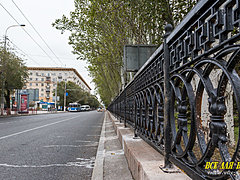 ограда на проспекте Ленина
