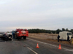 На трассе "Москва-Волгоград" водитель легкового автомобиля погиб