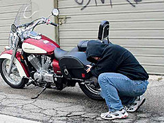 У волгоградца угнали сломанный мотоцикл