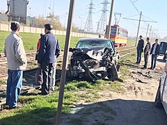 В Волжском у трамвайных путей произошло смертельное ДТП